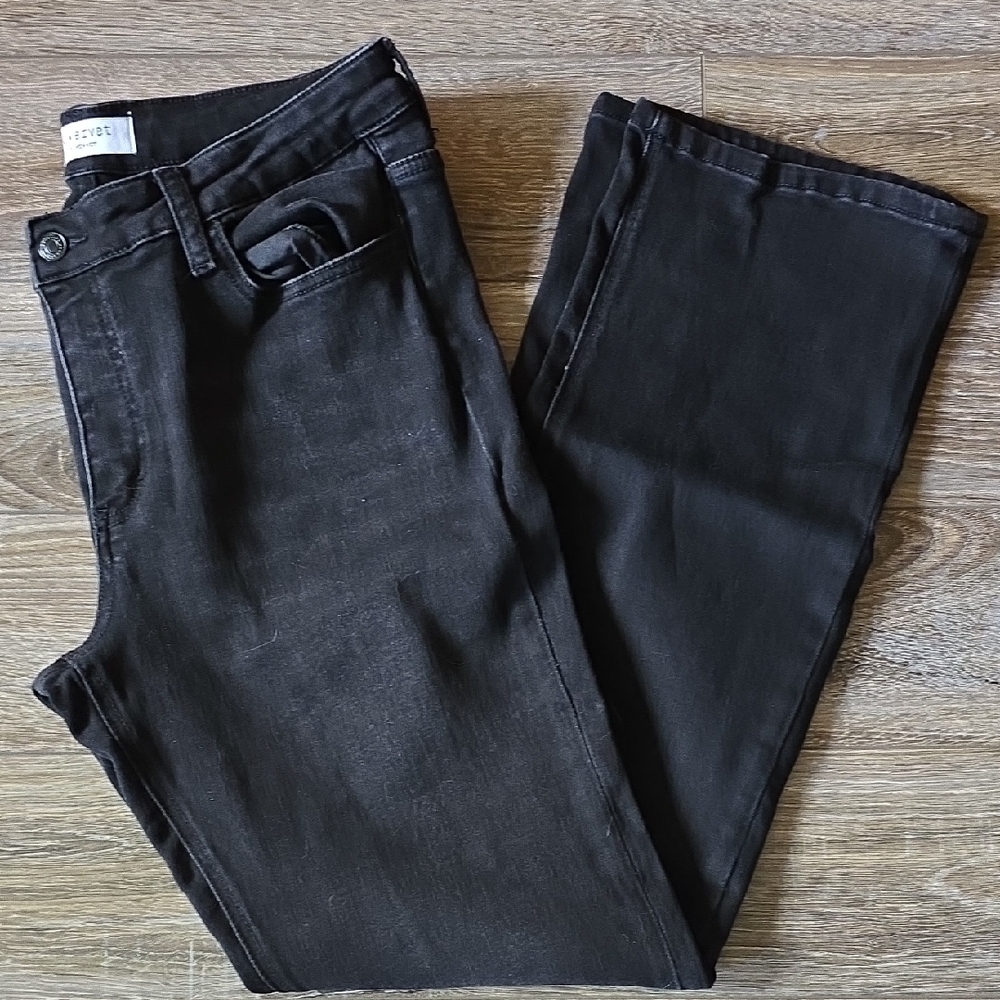 Black Straight Leg Jeans Classic Fit